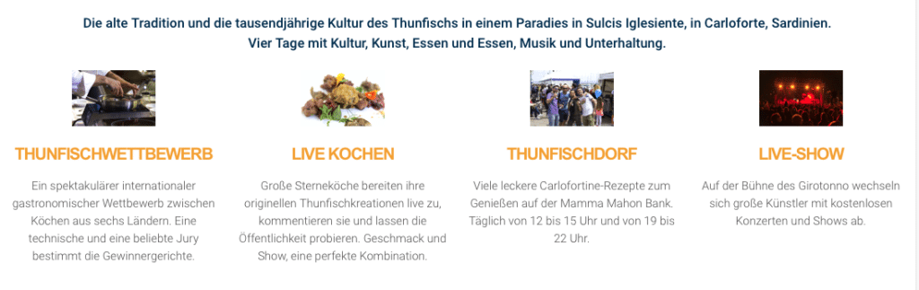 girotonno Auszug website