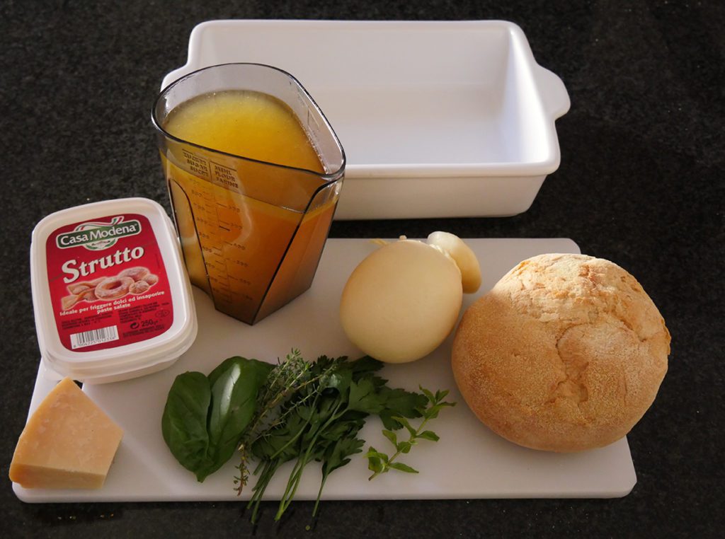 Suppa cuata oder Zuppa gallurese