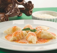 Culurgiones de patata – Teigtaschen (Ravioli ) mit Kartoffelfüllung