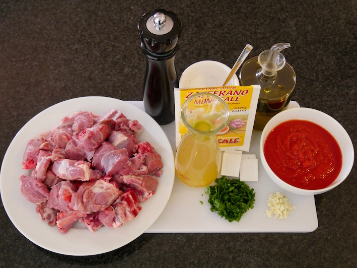 Zutaten Lamm mit Safran