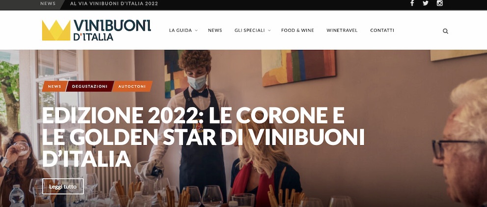 Weinführer Vinibuoni d'Italia 2022 – die prämierten sardischen Weine