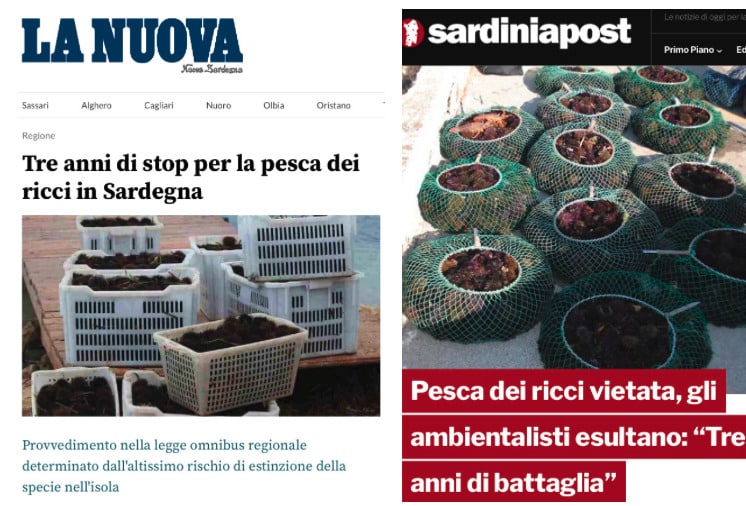 Sardische Presse zu ricci-Verbot