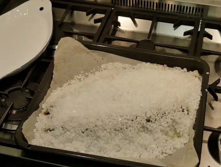 Fisch in der Salzkruste