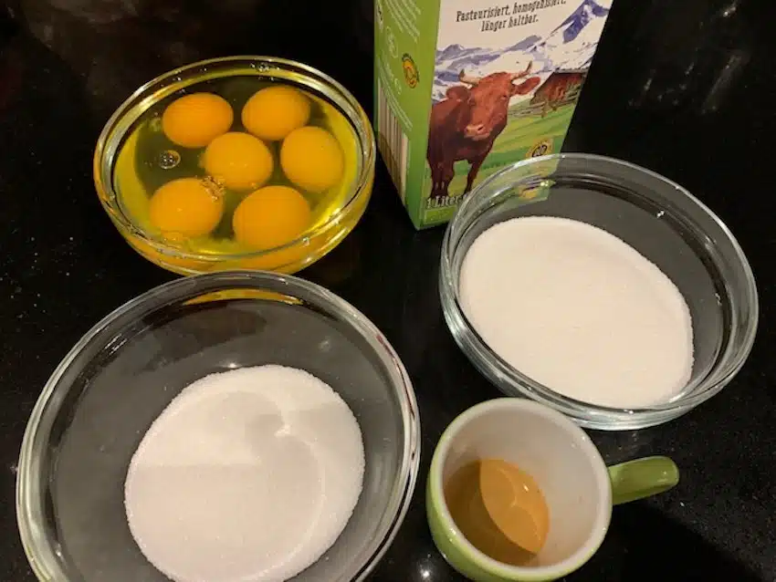 Timballa (Flan di latte) Zutaten