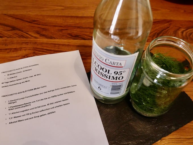 Purer Alkohol für Liköre