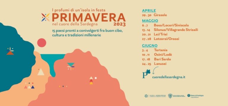 Primavera nel Cuore della Sardegna 2023 – 14 Frühlingsfeste im Herzen Sardiniens