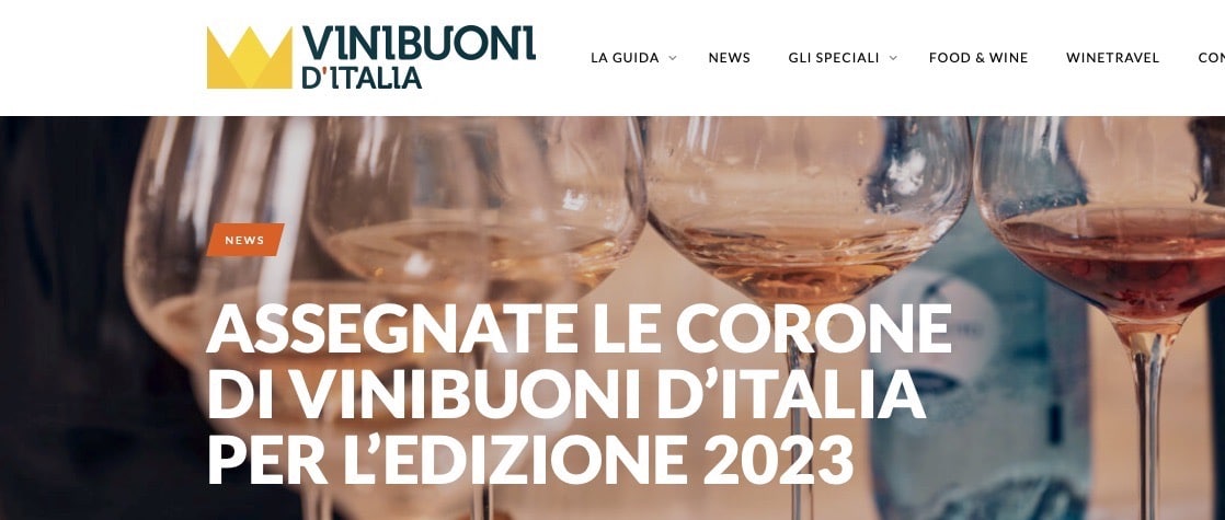 Vini Buoni d'Italia 2023 Sardinien – 16 Kronen und viele Sonderpreise