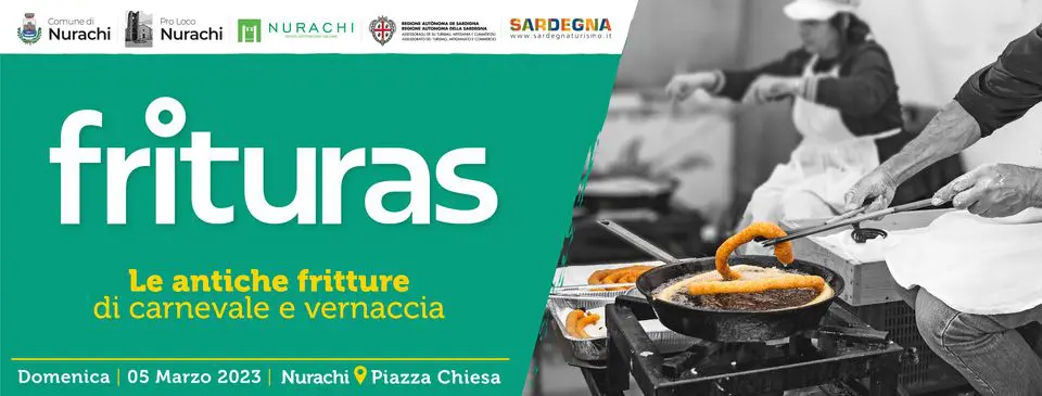 Fettgebackenes bei der frituras 2023 in Nurachi