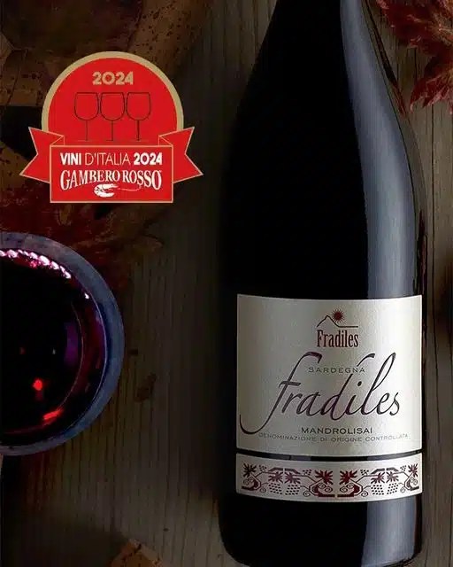 Fradiles Mandrolisai Doc 2021, hat auch die diesjährige Auszeichnung als Wein mit dem besten Preis-Leistungs-Verhältnis bekommen.